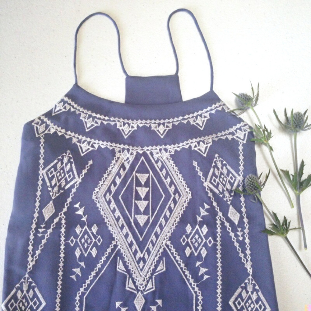 Indian Summer Tank - Blue — Everly and Ace